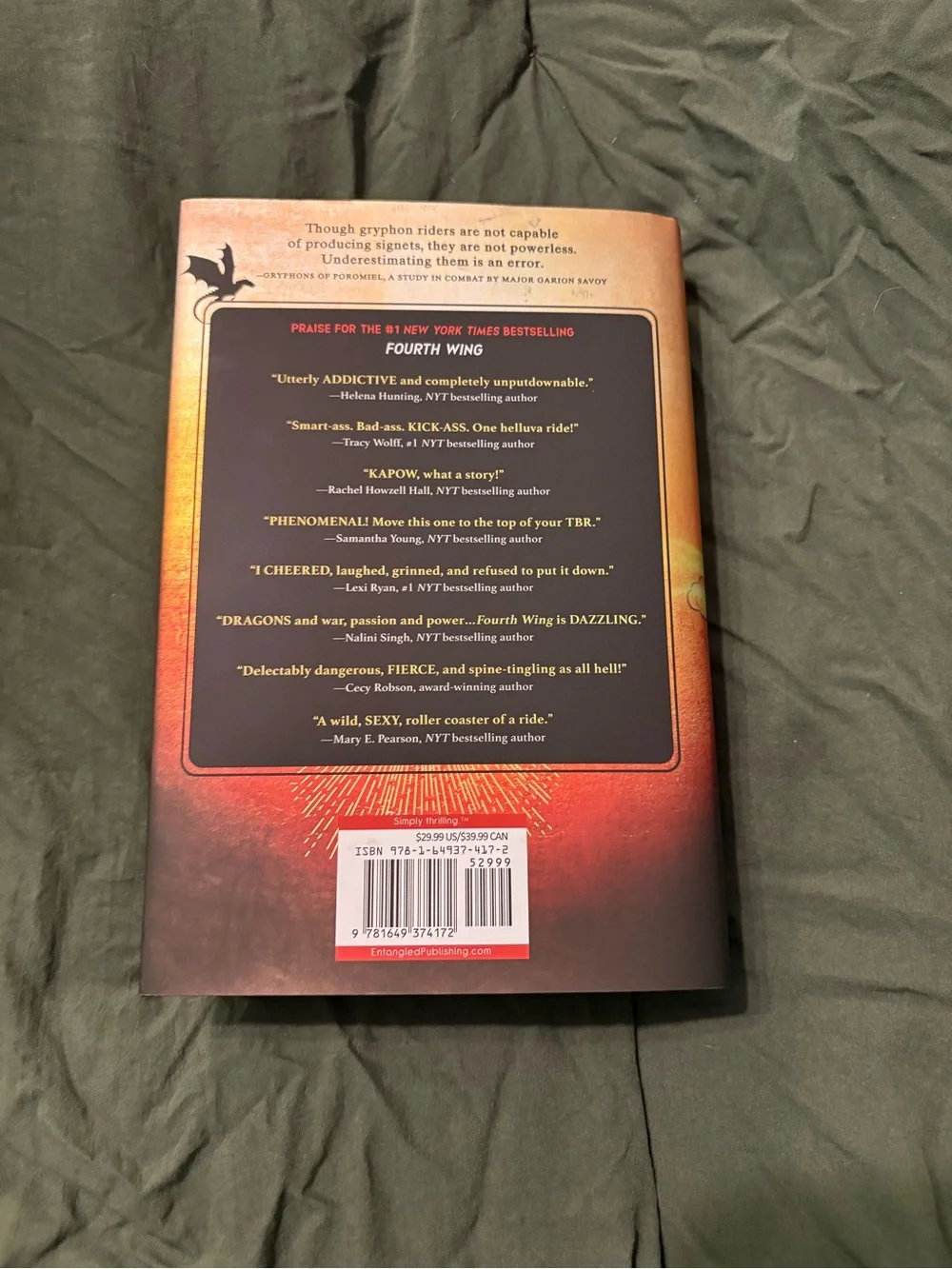 Hardcover Fourth Wing and Iron Flame Book Set by Rebecca Yarros